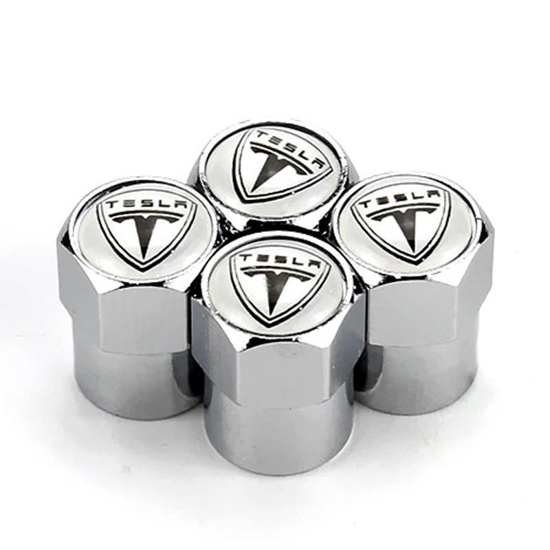 Новинка латунные колпачки для клапанов автомобильных колес 4 шт. Tesla Mercedes bmw audi v w