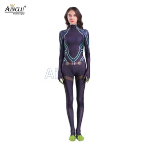 Женский костюм из аниме на Хэллоуин Persona 5 Navi футаба Сакура для вечеринки косплей костюм для девочек Комбинезон из спандекса