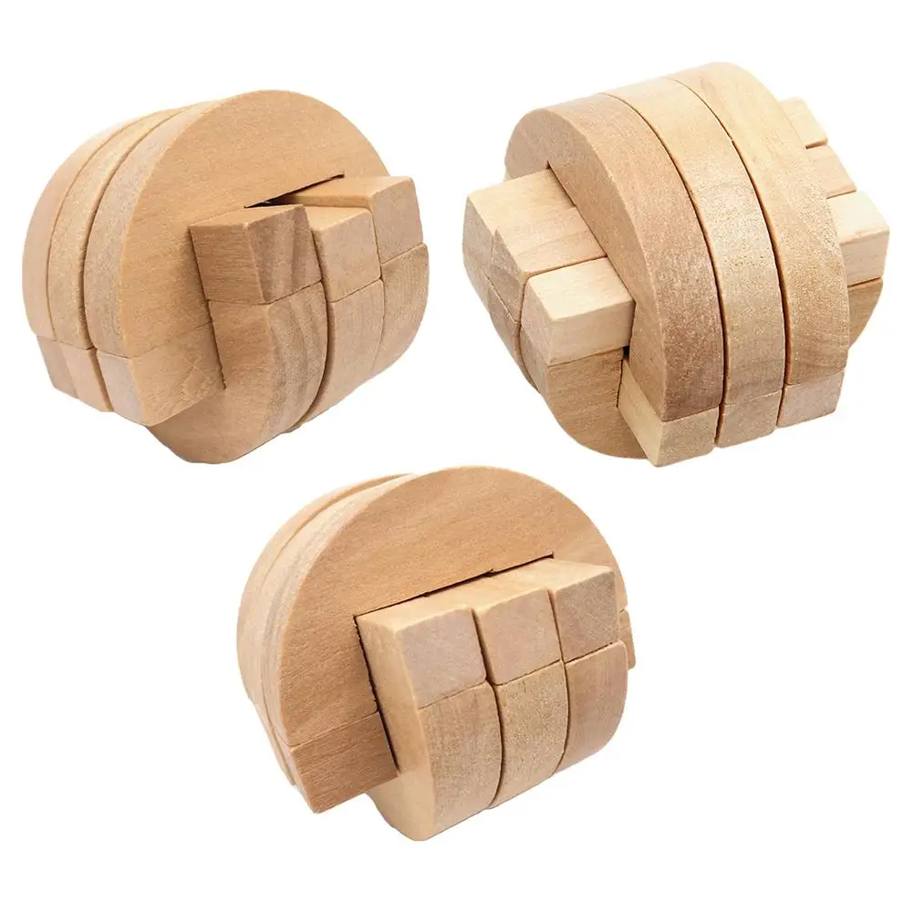 Китайская классическая 3D деревянная головоломка замок игрушки игра Забавный