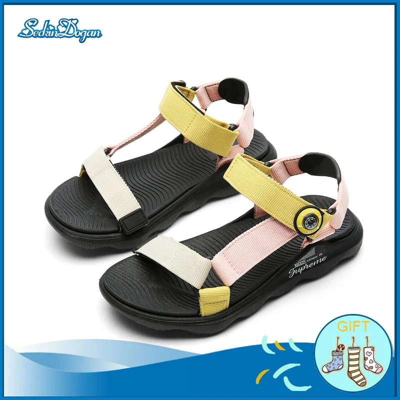 

Kids Sandals Soft Sole Comfortable Summer Shoes for Boys Girls Lightweight Outdoor Children's Shoes Beach Travel Booties