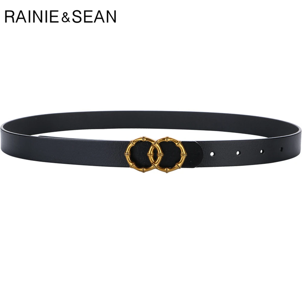 

2021 New Vintage Women Belt Brown Real Leather Belts for Trousers Solid Ladies Waist Belt Apparel Accessories 105cm 110cm