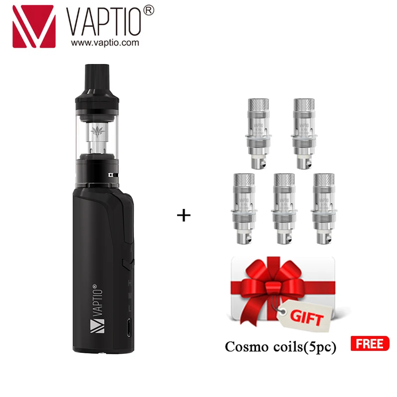 COSMO KIT Электронная сигарета Vaptio 200 Вт коробка мод N1 Pro lite комплект 2,0 мл встроенные внешние 18650 батареи 0,1-Ом Сопротивление пара - Цвет: COSMO KIT