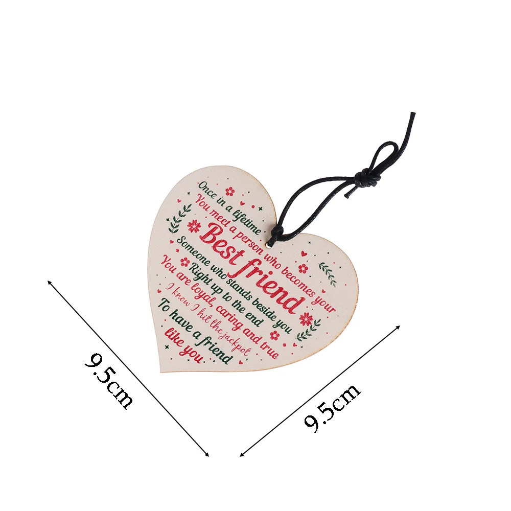1 шт. деревянная подвесная лучший друг подарки на день рождения СПАСИБО сердце