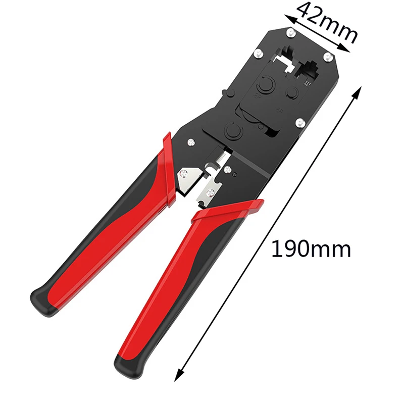 

RJ45 Crimping Tool Ethernet Network LAN Cable Crimper Cutter Stripper Plier 8P RJ45 6P RJ12 RJ11 For Modular Connector 1PC