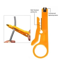 1pcs stripping wire cutter portable wire stripper knife crimper pliers crimping tool cut line pocket multitool electrician tools