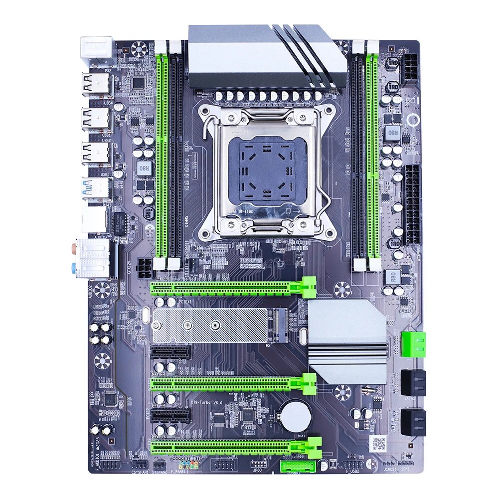 Материнская плата X79 LGA 2011 DDR3 2 канала 64 Гб REG ECC RECC SATA III USB 3 0 M.2 NVMe для Intel LGA2011 I7 E5 ЦП