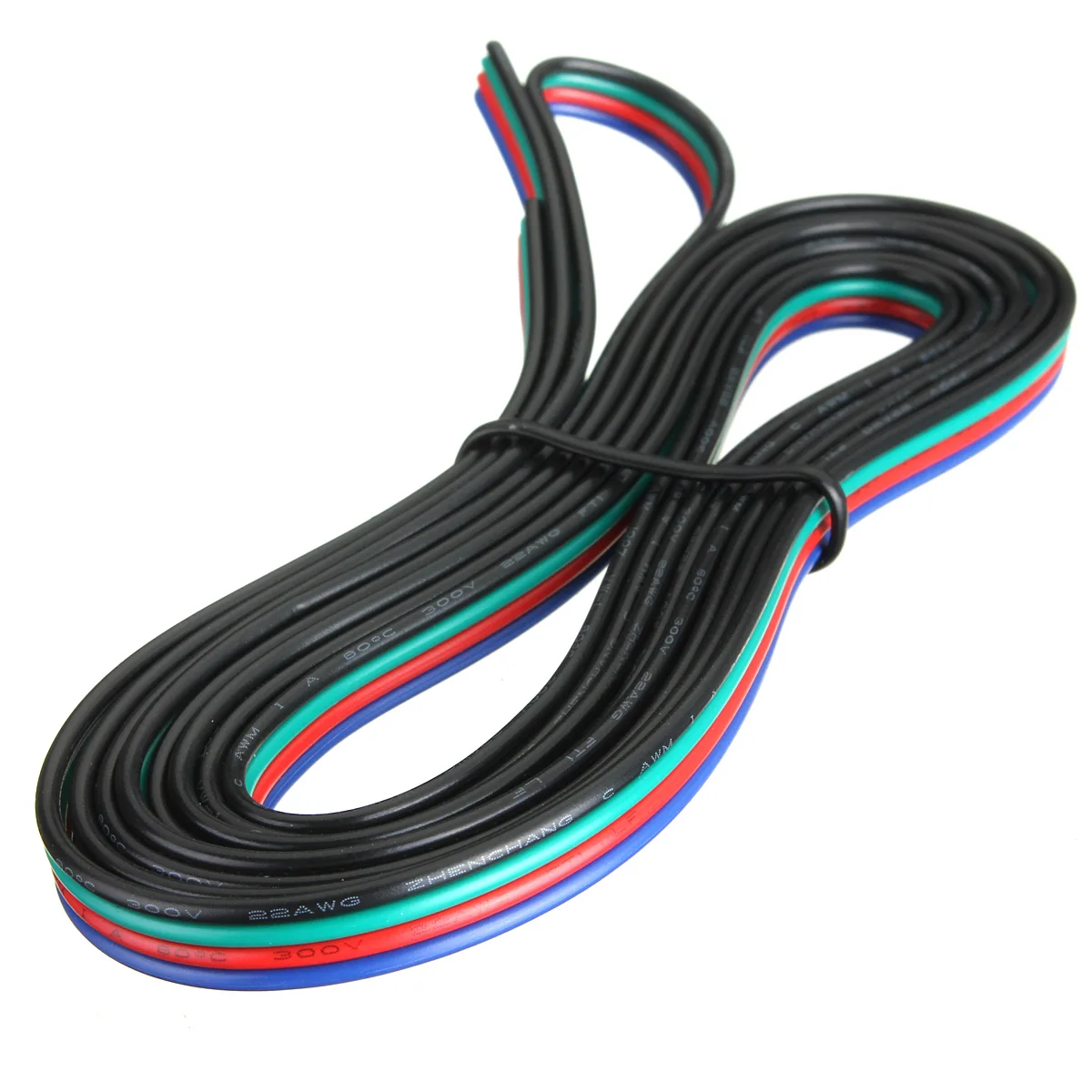 4 Pin удлинитель провода Соединительный кабель для RGB Светодиодные полосы света 1 м 2 м 300 см 10 м 20 м 30 м 50 м 100 м электрические провода