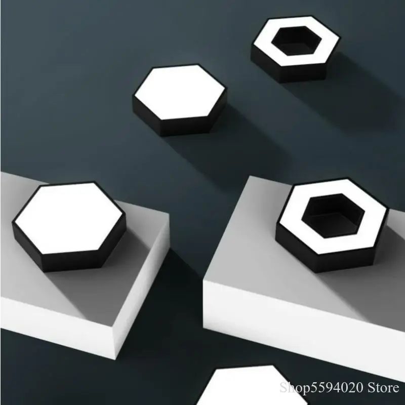 Современные Геометрические светодиодный Потолочные светильники с Сотами для