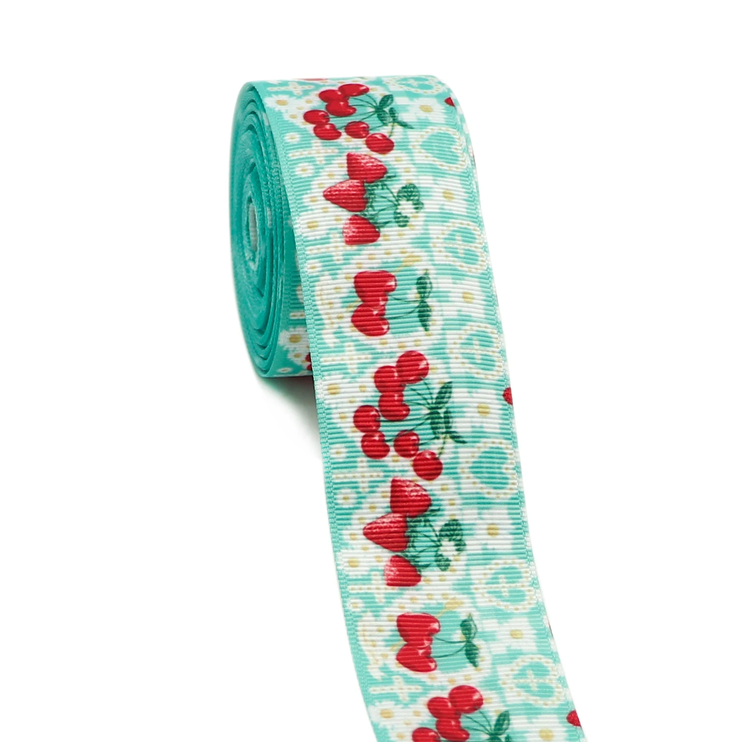 

50 Yards 1.5'' 38MM Lolita Fruit Printed Ribbon For Hair Bows DIY Crafts Handmade Accessories Y2021031702