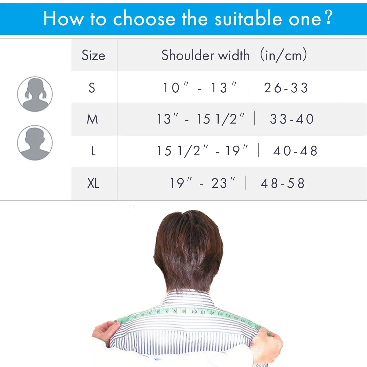 Корректор осанки VELPEAU регулируемый ремень для ключиц с мягким плечевым ремнем