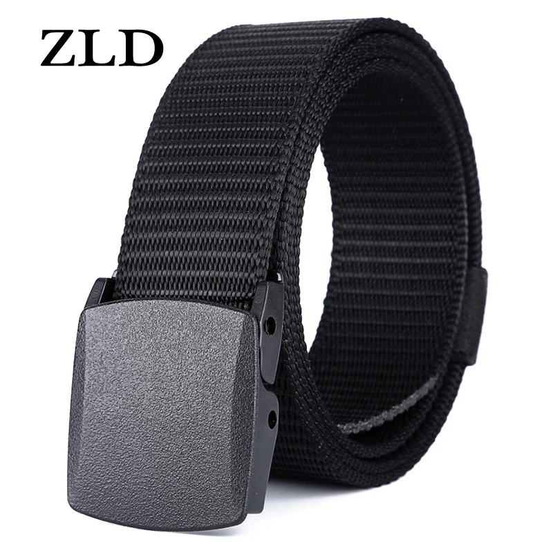 

ZLD New men nylon quick drying canvas women leisure hypoallergenic belt tactical belt military training ladies outdoor sports