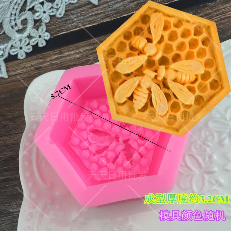 Силиконовые формы для мыла в виде пчелы с Сотами форма помадки шоколада торта