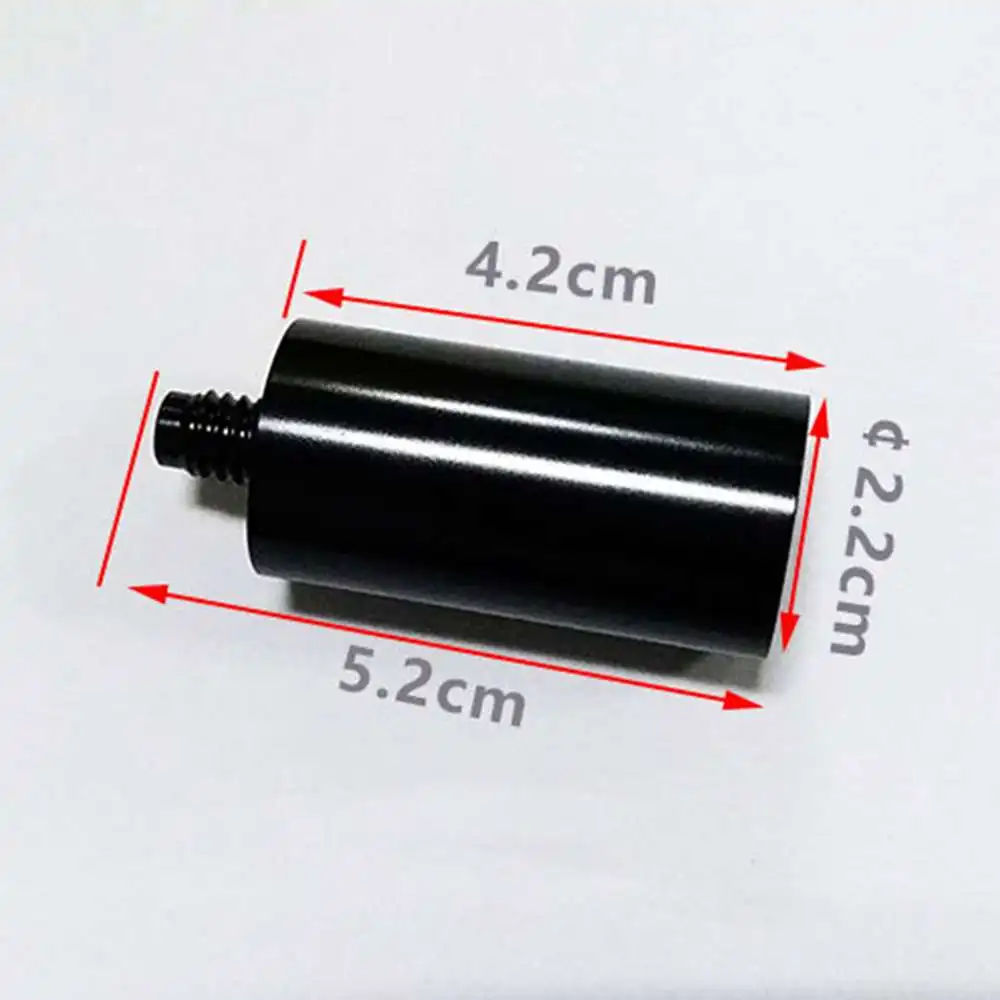 

2 Lot Mid Pool Cue Extension Extender Screw-in Extend Joint Accessories Black