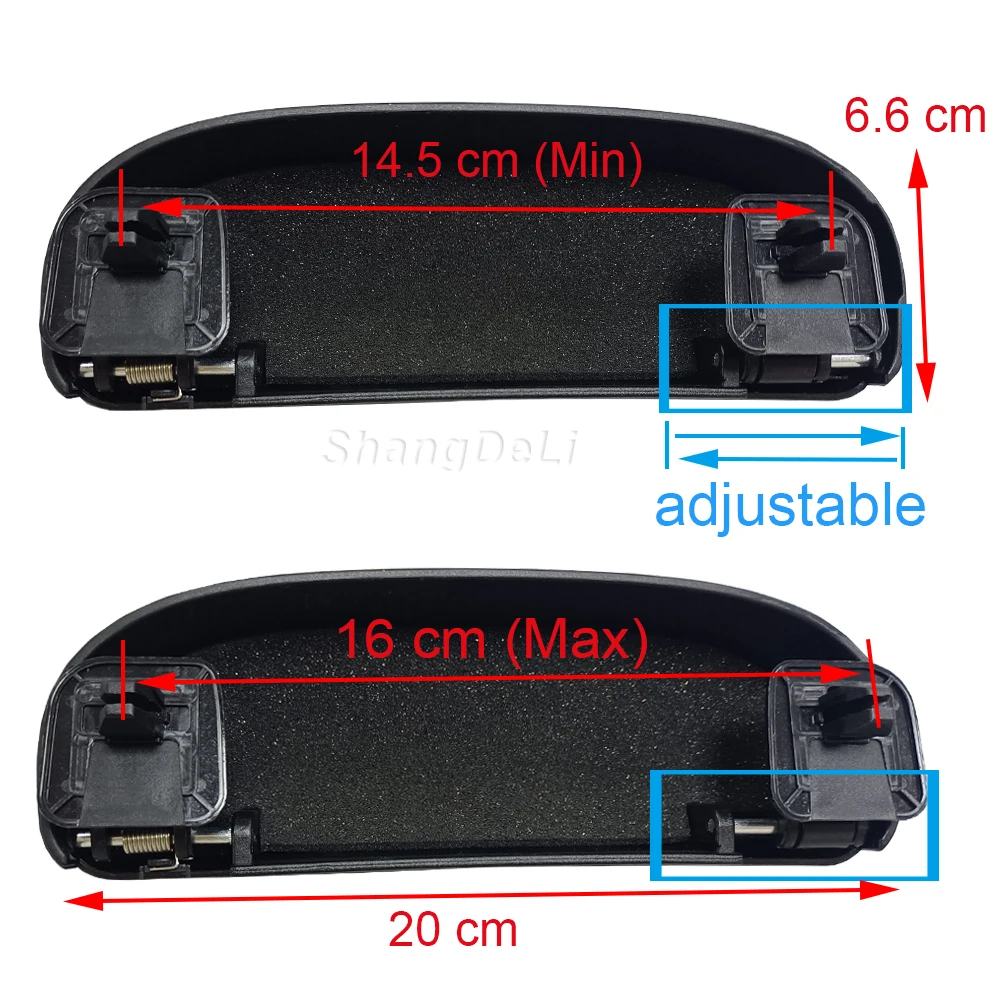 Для VW T-ROC 2017 2018 2019 2020 2021 Черный Автомобильный футляр для хранения солнцезащитных