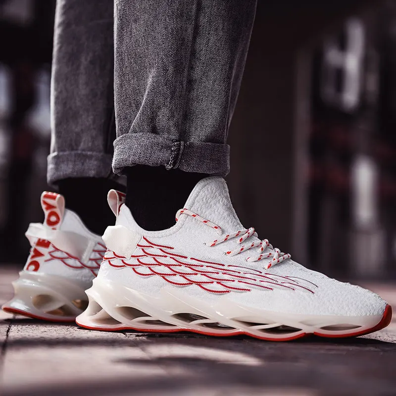 Новая спортивная обувь для мужчин; дышащие кроссовки zapatillas hombre; спортивные кроссовки для прогулок; размеры 39-46; мужские кроссовки