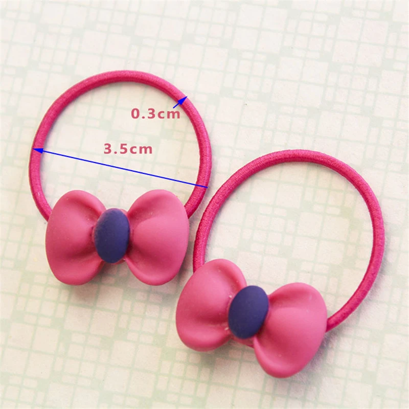 3 шт. модные эластичные резинки для волос девочек и женщин Детские с рисунком