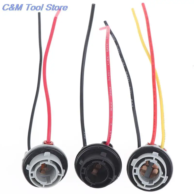 

2 шт. 1156 1157 патрон лампы BAY15D держатель лампы P21/5 Вт адаптер базовый разъем