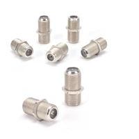 10pcs f type coupler adapter connector female ff jack rg6 coax coaxial cable used in video or 1pcs sma rf coax connector plug