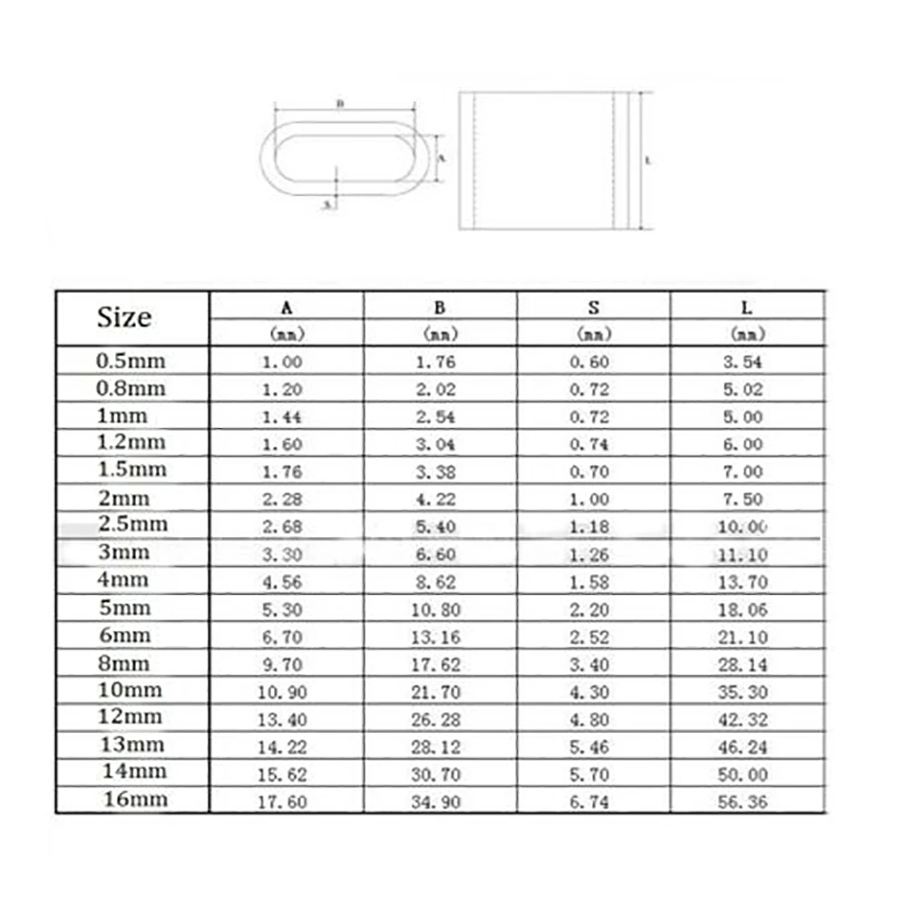 Алюминиевые гильзы наконечники для проводов веревок 1 мм 2 3 4 5 6 8 10 12 | Инструменты