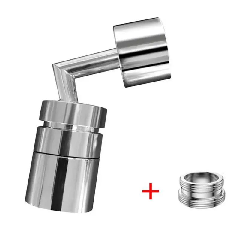 

Universal Large Angle Rotating Splash Kitchen Faucet Spray Head 720 Degree Rotating Tap Filter Water Bubbler