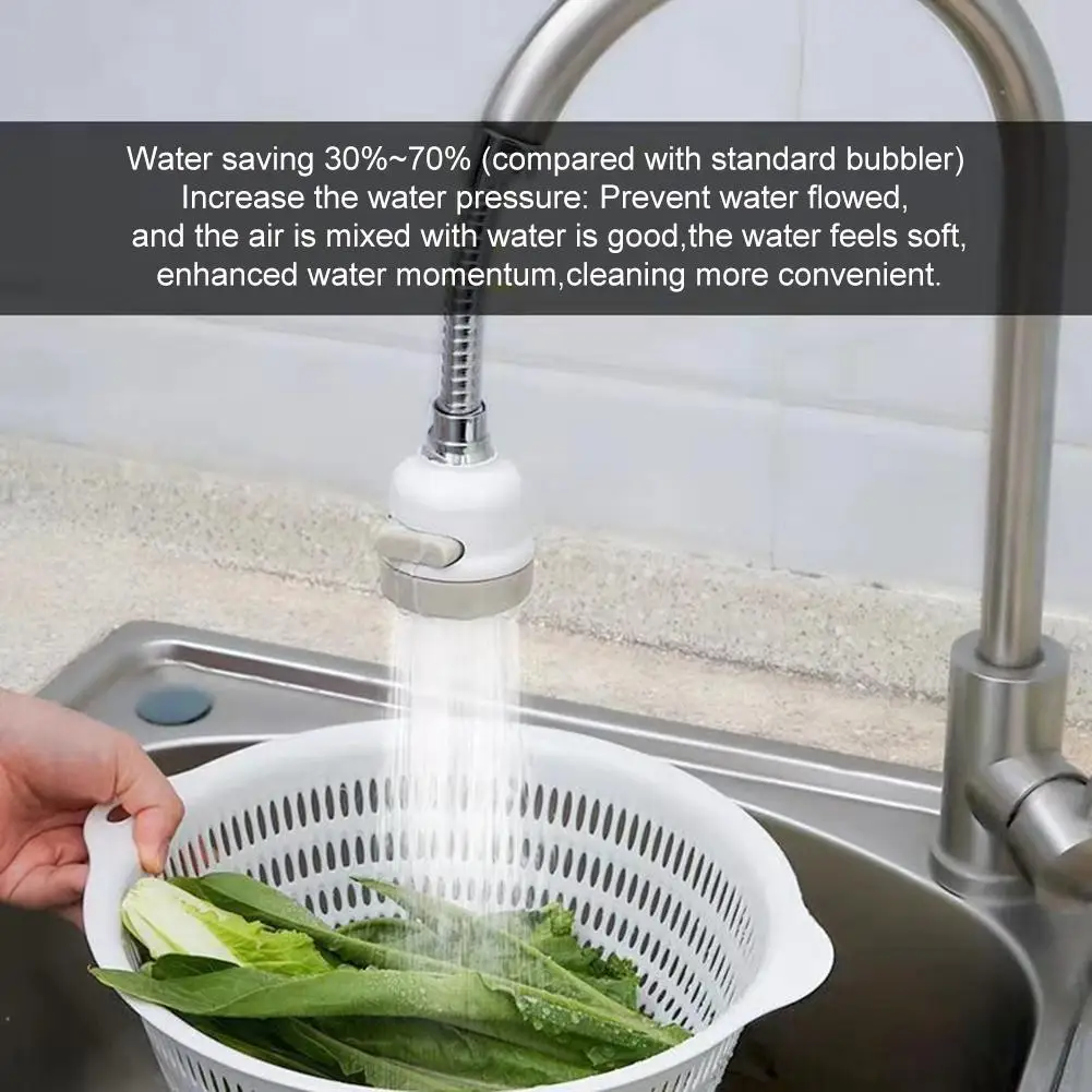 Смеситель для воды из нержавеющей стали 3 уровня поворот на 360