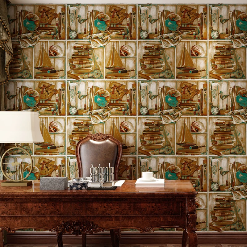 Настенная бумага для путешествий с британским морем настенная 3D Фреска лодка на