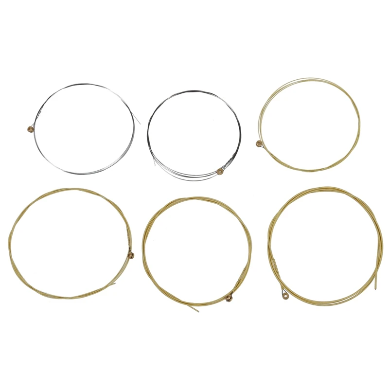 

Набор из 6 металлических струн для акустической гитары, 1 м, 1 м, Новинка