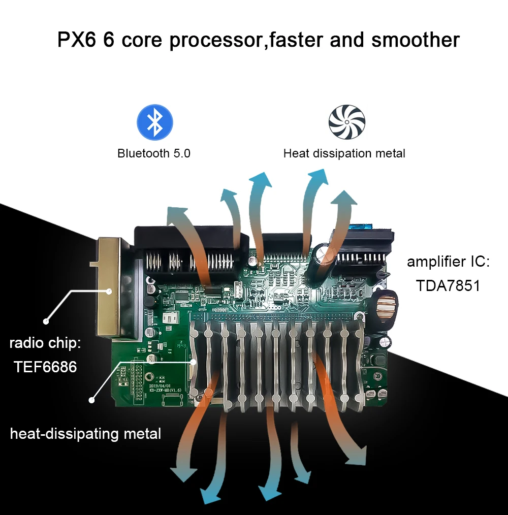 DSP TDA7851 2 din Android 9 0 4 Гб ОЗУ 64 ПЗУ 8 ядер автомобильный dvd плеер Navi RDS радио полоса wifi