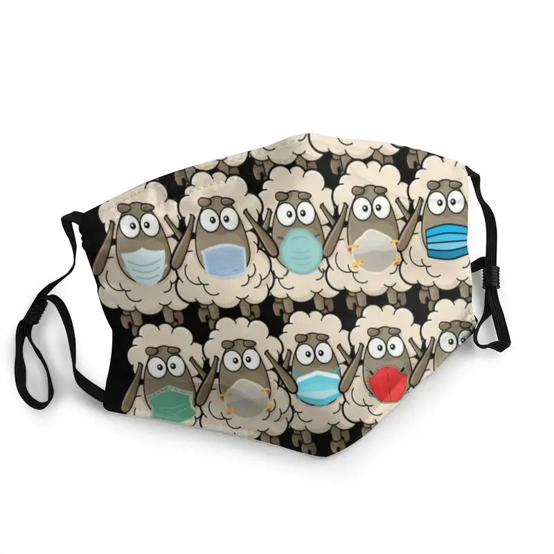 

Овечья маска неодноразовая унисекс маска для взрослых маска для лица против смога Пылезащитная маска для респиратора