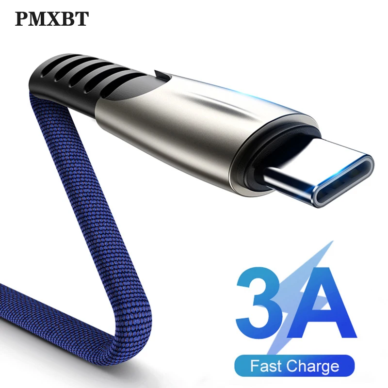 3A USB Type C зарядный кабель для быстрой зарядки 3 0 Samsung Galaxy S10 S9 S8 данных Huawei P30 P20 Xiaomi