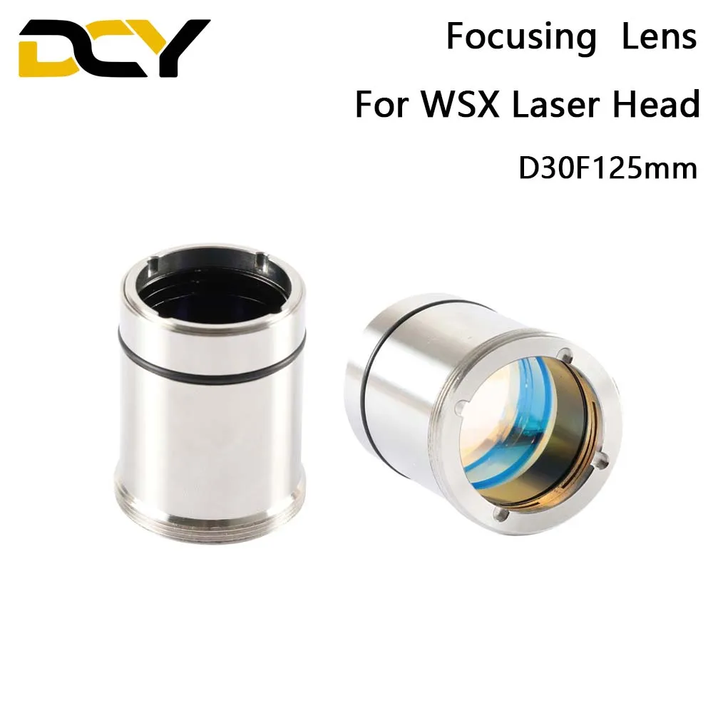 Fiber Laser Focus Lens D30 F100 F125mm 4KW with Holder for WSX Cutting Head WSX-GQ-JT-02 KC13 KC15 NC30 | Инструменты