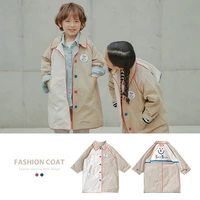childrens autumn jacket jeans suit for toddler boys girls kids apricot winter outerwear coat 2021 teenagers 2 to 12 years old