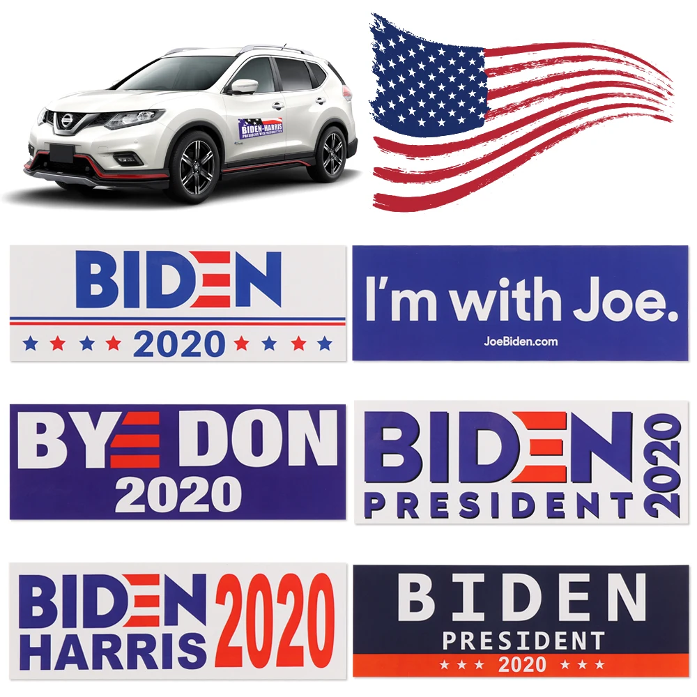 

10 шт. Biden для президента 2020, наклейка на бампер Keep Make America, отличная наклейка для стайлинга автомобиля