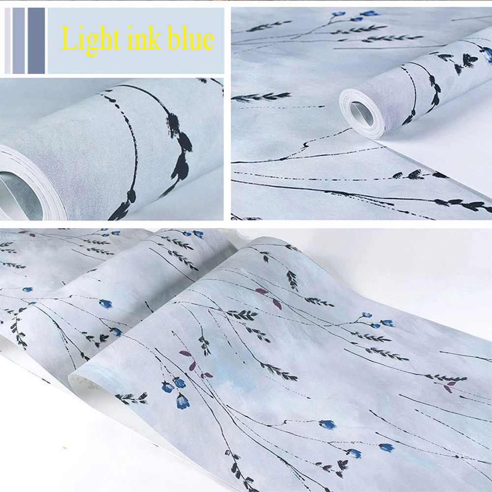 

Non-Woven Wall paper Wallpaper 3D Modern Floral Wall Paper Sofa Wall Bedroom Home Improvement Living Room Decor 10M