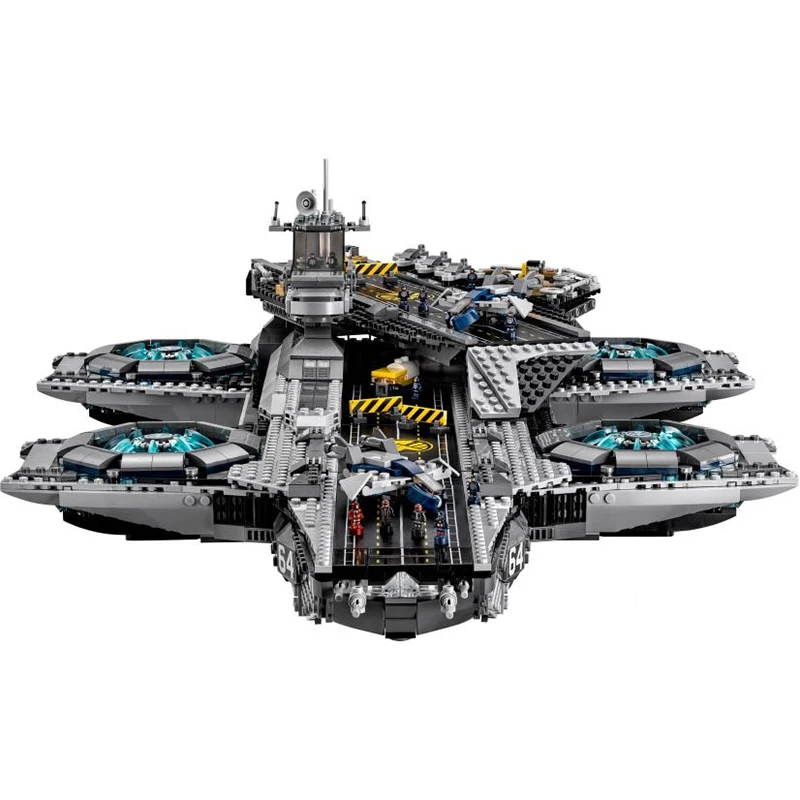76042 Marvel Super Heroes SHIELD Carrier модель строительные блоки 2998 шт. Кирпичи подарок на день рождения мальчика Детские игрушки для детей