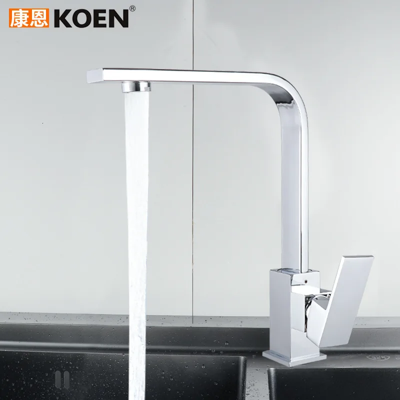 Кухонный бак для воды полностью медный кран вытяжной кухонный горячей и холодной