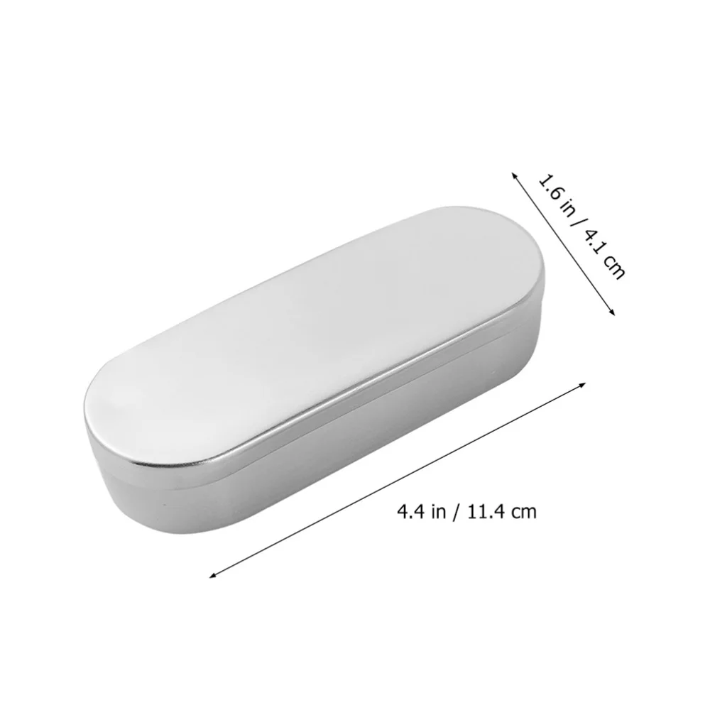 

2 Pcs Aluminium Needle Box Portable Acupuncture Box Durable Needle Container