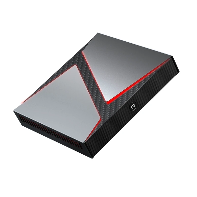 TOPTON модный дизайн мини ПК Intel Core i7 9750H DDR4 UHD Graphics 630 GeForce GTX 1650 4 ГБ GDDR5 Графический
