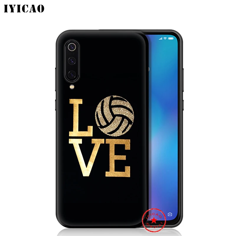 IYICAO Volleyball Sport Ball Play Soft Case for Xiaomi Mi A3 A2 A1 10 9T CC9E CC9 9 8 6 Se Lite F1 5X 6X MiA1 MiA2 MiA3 |