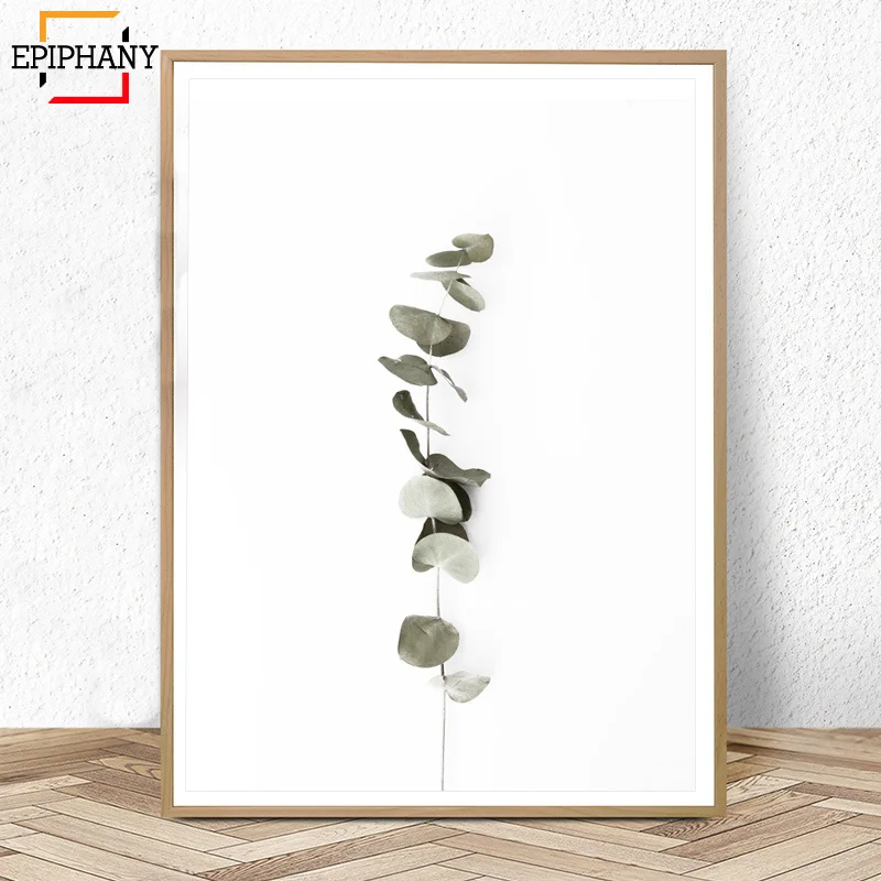Эвкалипт печать Современная фермерская стена искусство ботанический постер