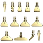 13 моделей DIY Металлические сменные насадки для сверл для квадратныхкруглых алмазных живописей инструмент для металлических наконечников с несколькими россыпью (золото)