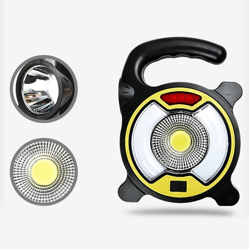 Солнечный перезаряжаемый фонарь для кемпинга рыбалки светильник портативный