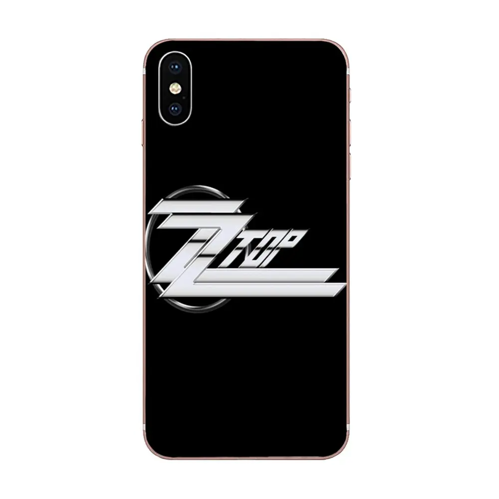 Для Apple IPhone X XS Max XR 4 4s 5 5C 5S SE 6 6S 7 8 Plus Мягкий ТПУ чехол для телефона Coque Zz Top грубая