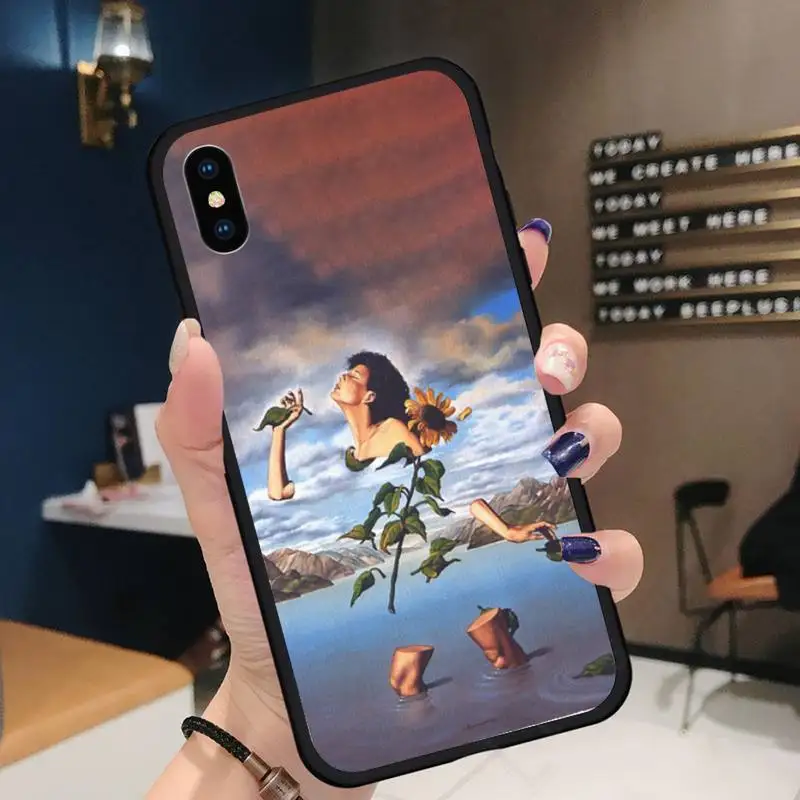 

Salvador Dali Art retro painting Phone Case for iPhone 11 12 pro XS MAX 8 7 6 6S Plus X 5S SE 2020 XR
