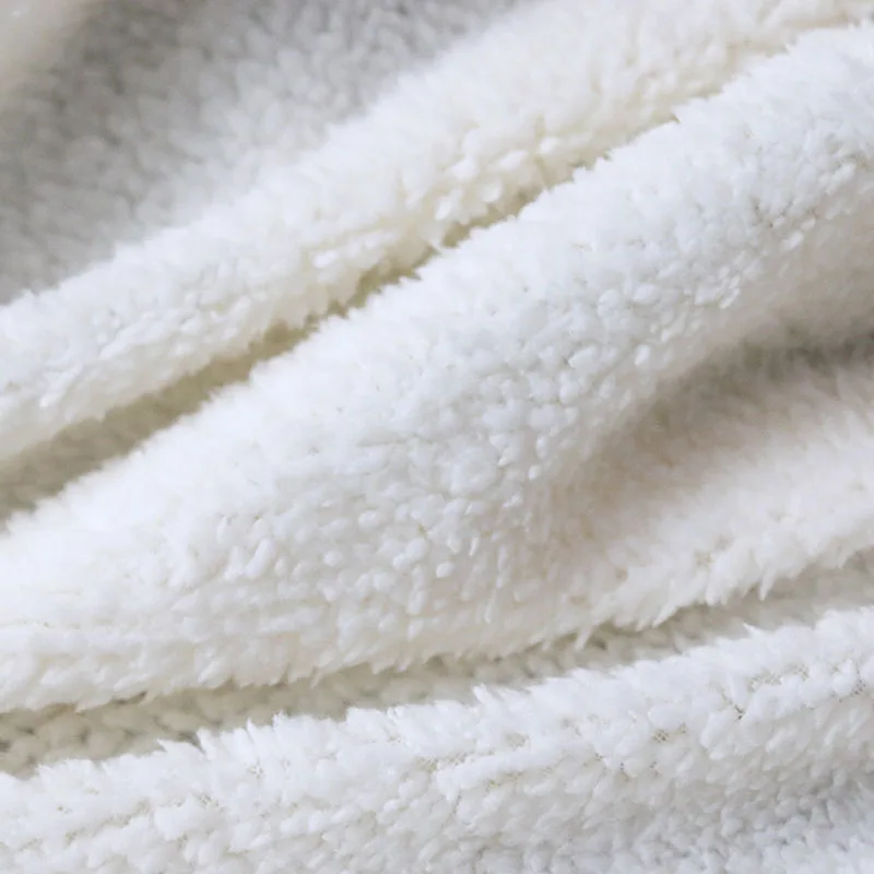 

Cartoon Pattern Nordic Style Sleeping Blankets Super Soft Double-deck Sofa Blanket Winter Accessories 1 Pcs 150*130CM