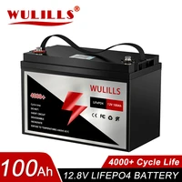 12v 100ah lifepo4 battery 4000cycles lithium ion for replacing most of backup power home solar energy storage ups tax free