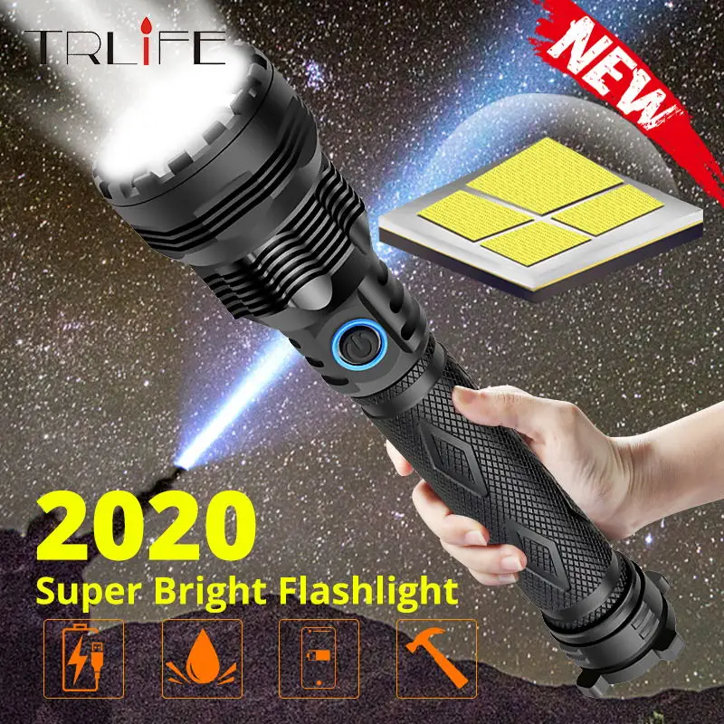 Новейший четырехъядерный самый мощный светодиодный фонарь XLamp XHP70.2 XPH50.2 Zoomable 3 режима освещения светодиодный фонарь 26650 для кемпинга