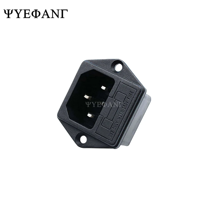 2 шт./лот Φ 3 контакта в одном розетке питания переменного тока символ 10A/250V