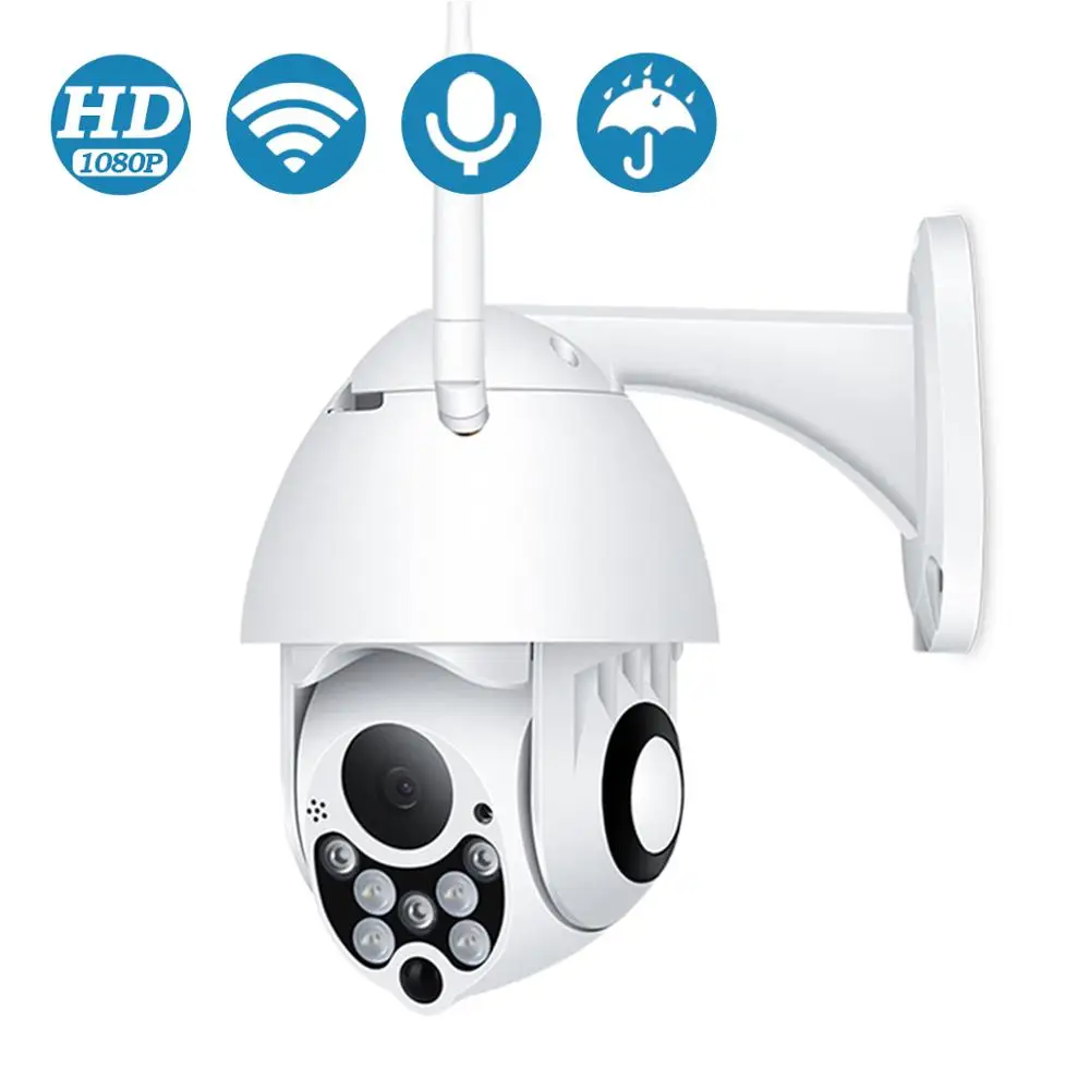 BESDER 2MP HD PTZ ip камера безопасности IR светодиодный купольная с автоматическим