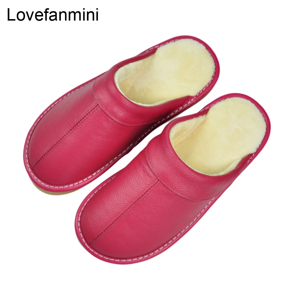 Тапочки из натуральной бычьей кожи для пар нескользящая домашняя модная